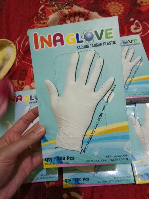 Sarung Tangan Plastik Isi 100
