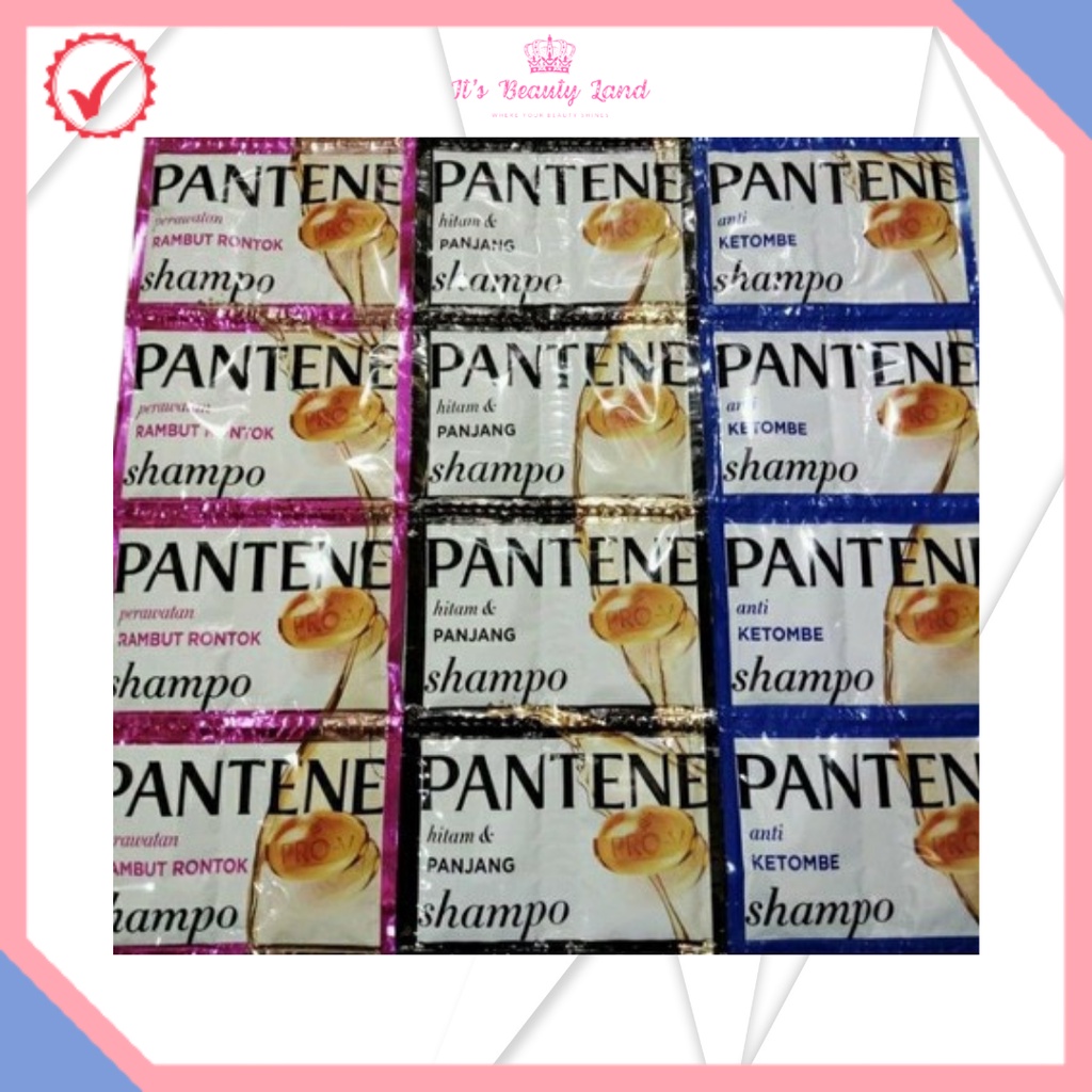 P&G Pantene Shampoo Anti Ketombe & Rambut rontok | Shampo Pantene | Shampoo sachet