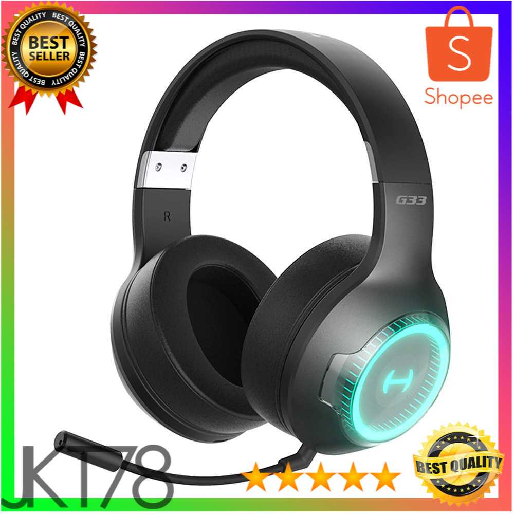 Edifier Low Latency Bluetooth Gaming Headphone Headset - G33BT
