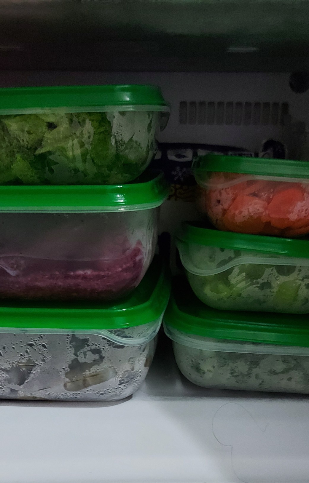 Tempat Makan Kotak Plastik Transparan Serbaguna, Set Isi 17