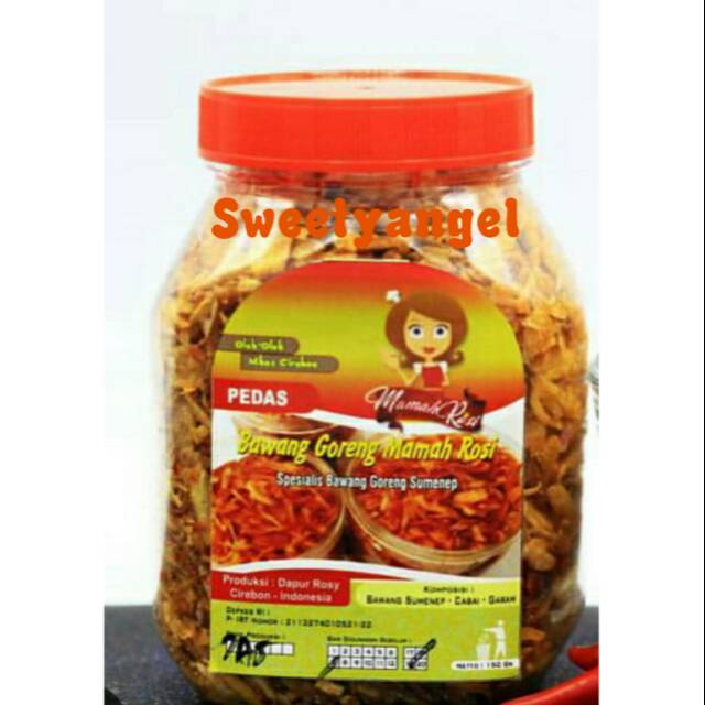 

Bawang Goreng Mamah Rosi (Pedas)