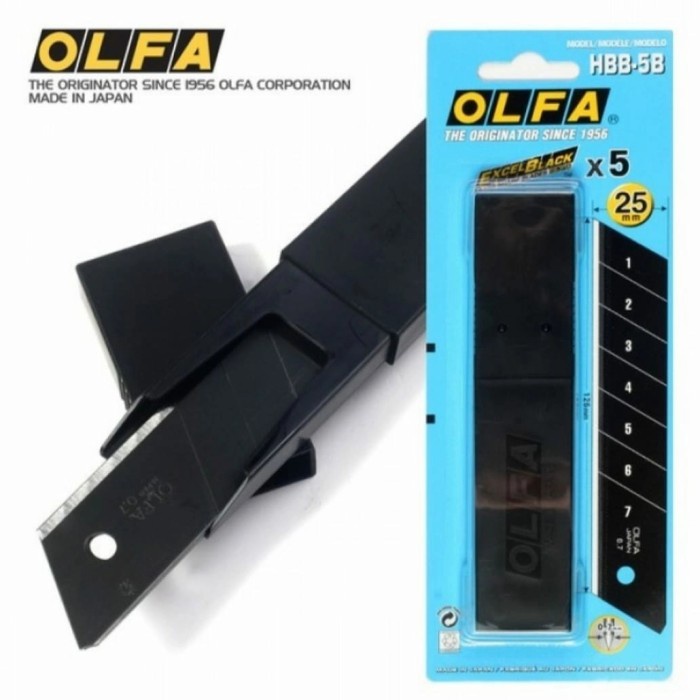

Produk Refill Blade Olfa Cutter 25Mm Hbb-5B (5Pcs Per Pack) Olfa Hot Sale