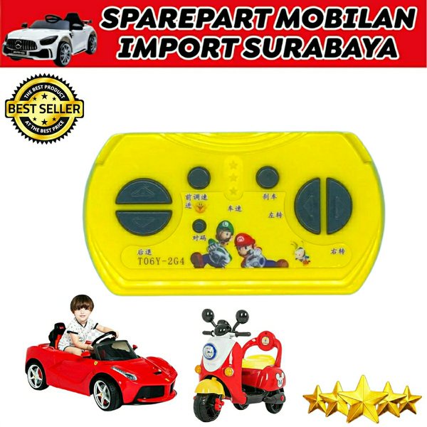 REMOT KONTROL MAINAN MOBIL AKI ANAK LAMBARDO PMB PLIKO MOBILAN ANAK CONTROLLER RIDE ON CAR RC