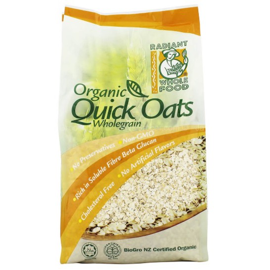 

Radiant Organic Quick Oats (500gr) / Sereal