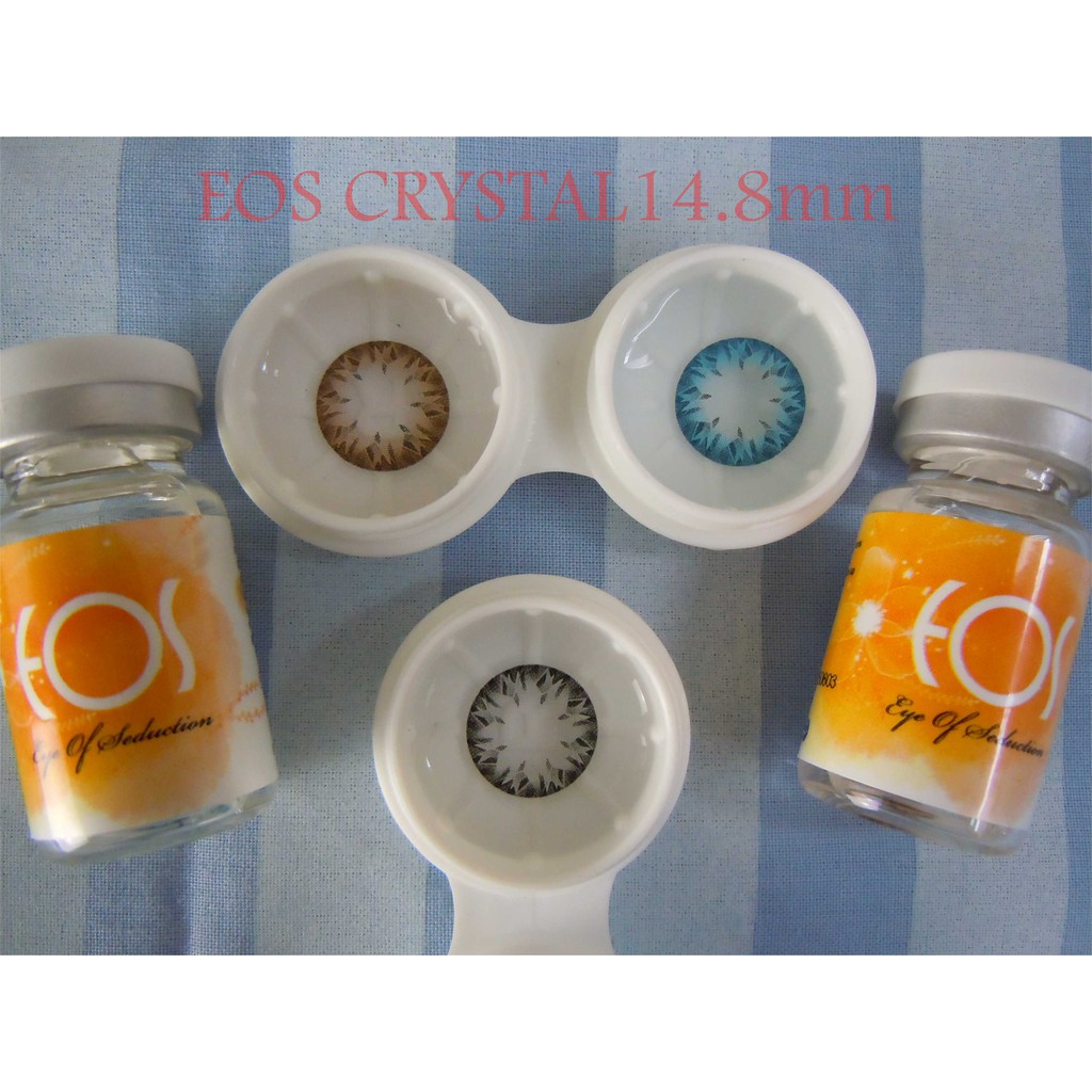 Softlens EOS Crystal Warna Brown Gray Blue