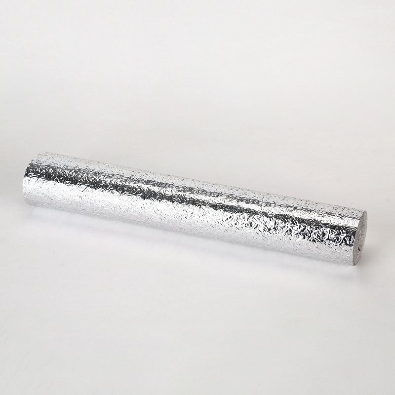 1pc Creative Waterproof Oliproof Adhesive Aluminum Foil Wall Stickers for Kitchen Decoration Home Improvement