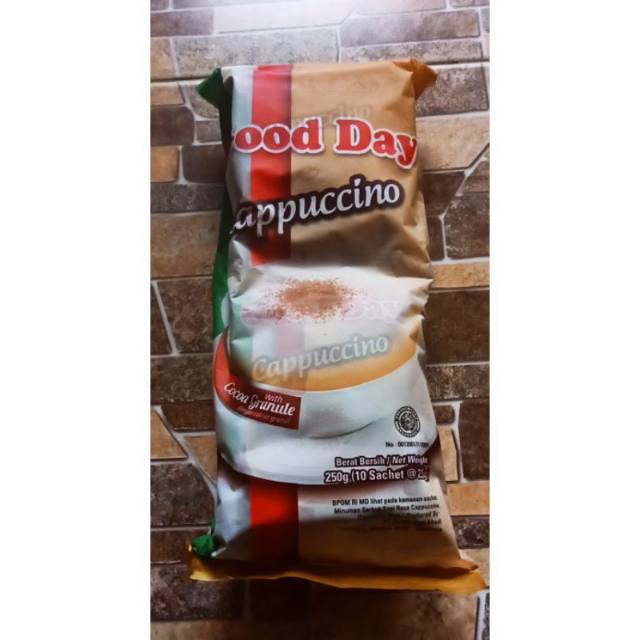 

Good Day Cappucino with cocoa granule sachet 25 gr terlaris ready stock ecer