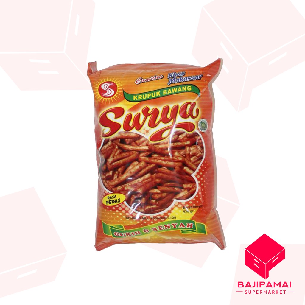 

SURYA KERUPUK BAWANG PEDAS 225GR