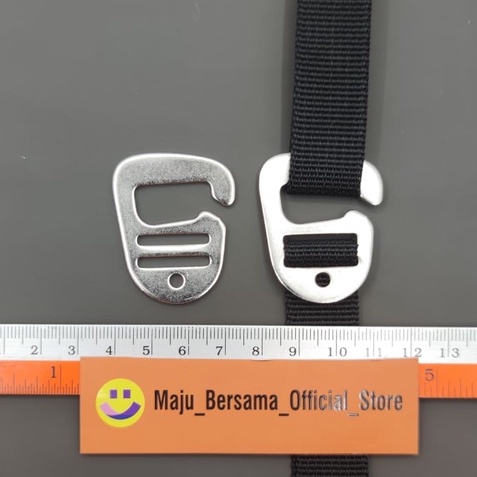 Ring Hook G 20 Bulat Accessories Ransel / Waistbag - Besi 1,5mm Lokal