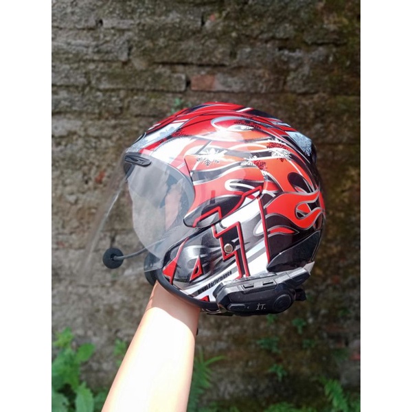 Scoot ram 4 arai motif haga + intercom IT E1