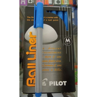 

PROMO PULPEN PILOT BALL LINER ( BIRU ) 0,8MM - PULPEN TANDA TANGAN - Biru