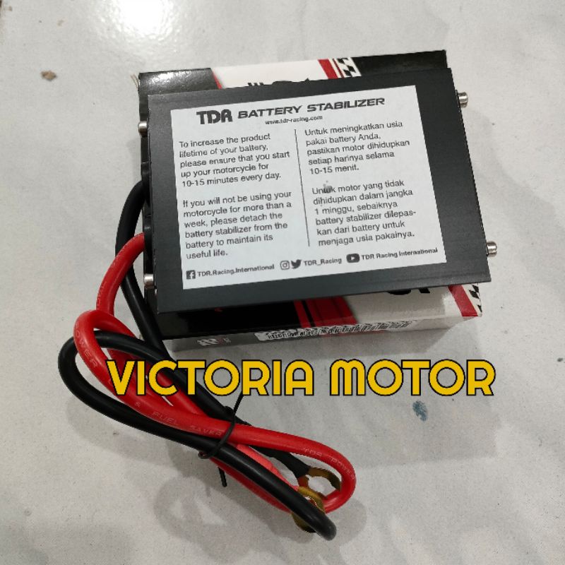 Stabilizer Voltage baterai Aki motor TDR/ Penghemat daya listrik lampu motor HID Neon LED lampu