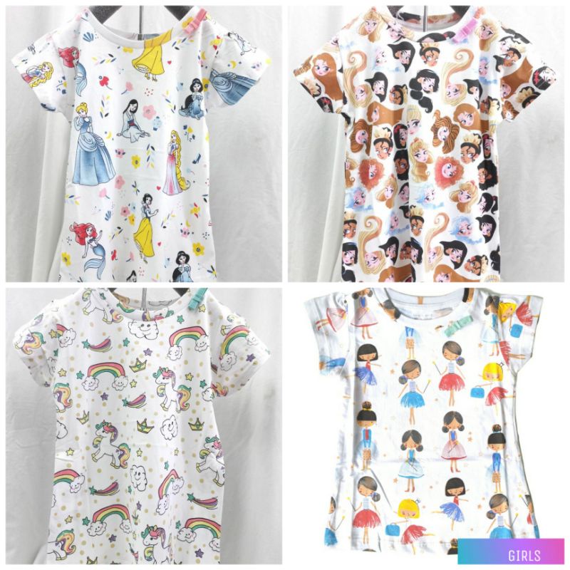 Kaos Anak Perempuan Print Tee LOOPIE KIDS