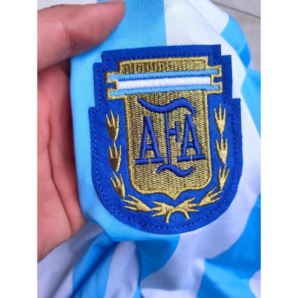 HQ RETRO JERSEY BOLA ARGENTINA HOME 1986 (TRIBUTE MARADONA) GO HQ IMPORT