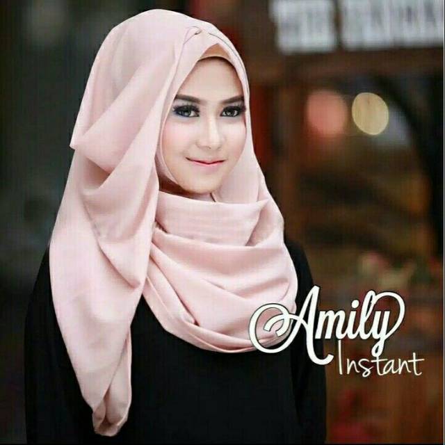 MJS 295 - pashmina instant amily/ pastan/ pasmina instan/ jilbab cantik