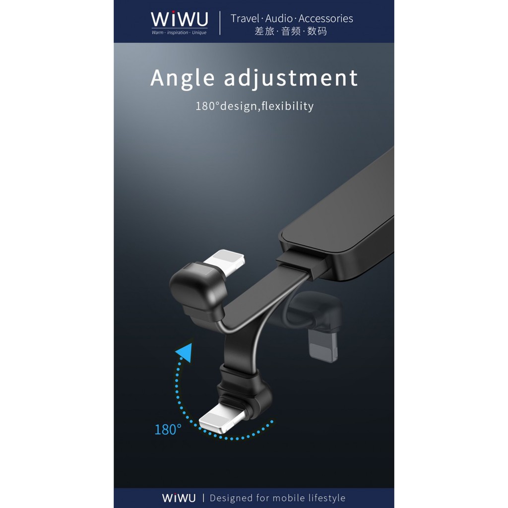 WIWU LT05 Lightning Audio Adapter Connector for iPh Devices