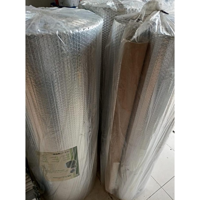 

aluminium bubbel foil 4mm/ peredam panas 1 roll uk 1.2 m x 25 m