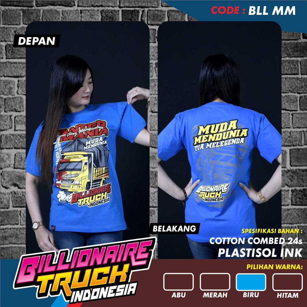 Kaos Driver Truck Canter Mania Driver Muda Kaos Truk 