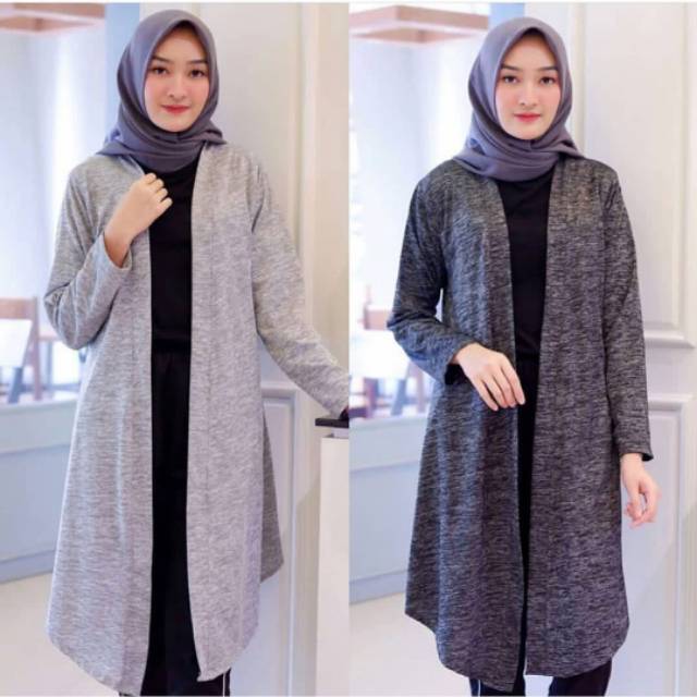 Cardigan Rajut Twist Panjang