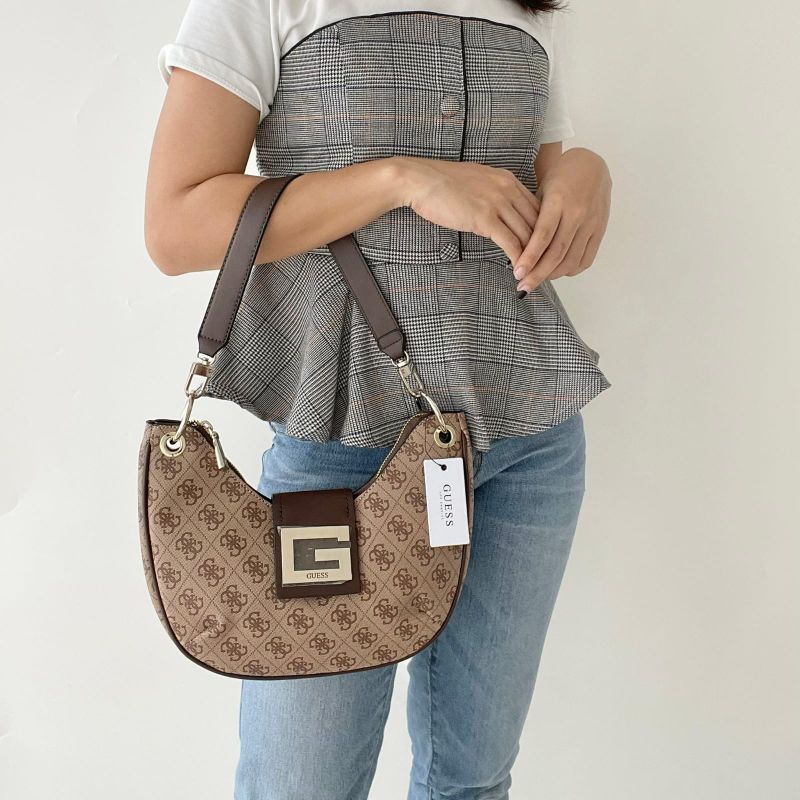 Guess Brightside Maxi Hobo Bag Original / Shoulder Bag Guess Original / Tas Guess Original