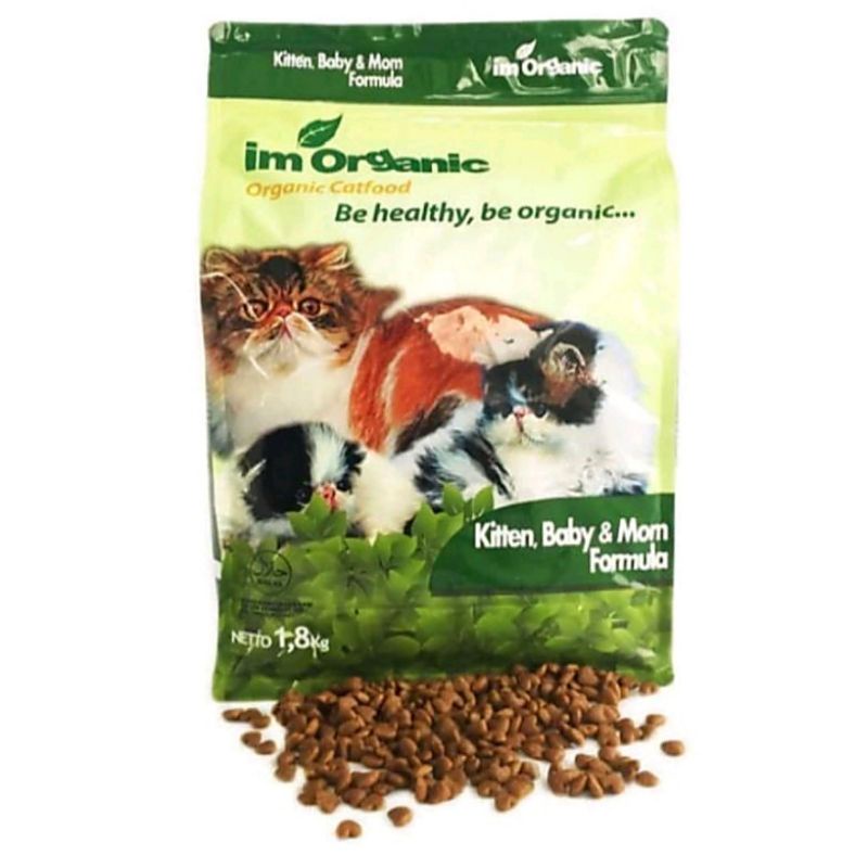 im organik kitten baby &amp; mom repack 2kg | Makanan Kucing dry food