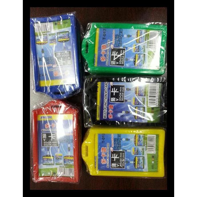 

SALE!! CARD HOLDER - TEMPAT SIMPAN KARTU ID CARD PLASTIK TEBAL KEJEA T017 KODE 0080