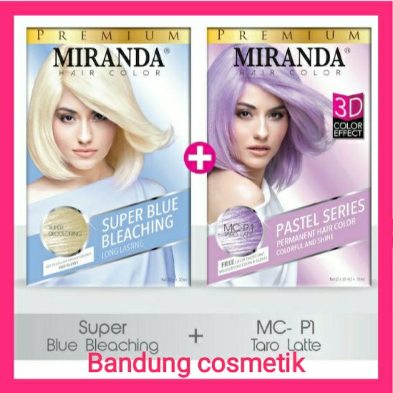 Miranda Paket Super Blue Bleaching +MCP1 Taro Latte