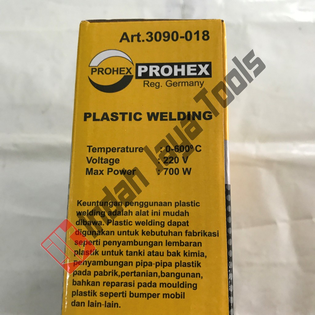 Heat Hot Air Gun PROHEX 700 Watt / Plastic Welding Torch / Las Plastik