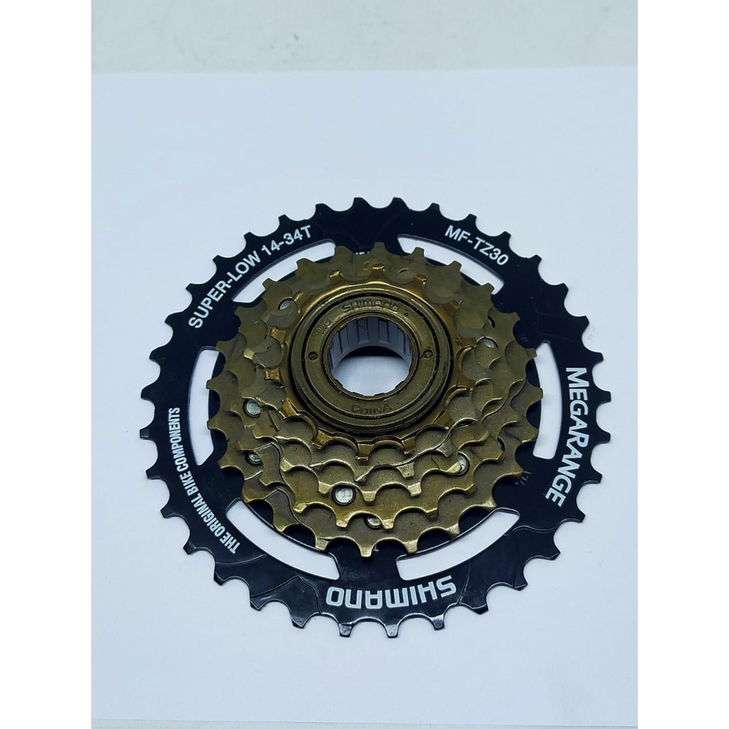 Freewheel SHIMANO MEGARANGE  6 dan 7 SPEED untuk hub ulir / drat