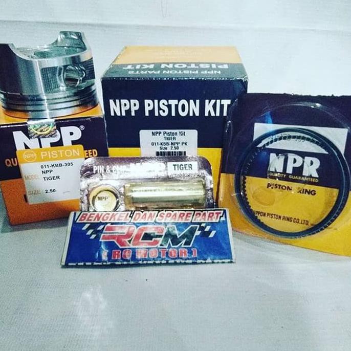 PISTON KIT TIGER MERK NPP OVERSIZE 250 rcmyam1 dijamin