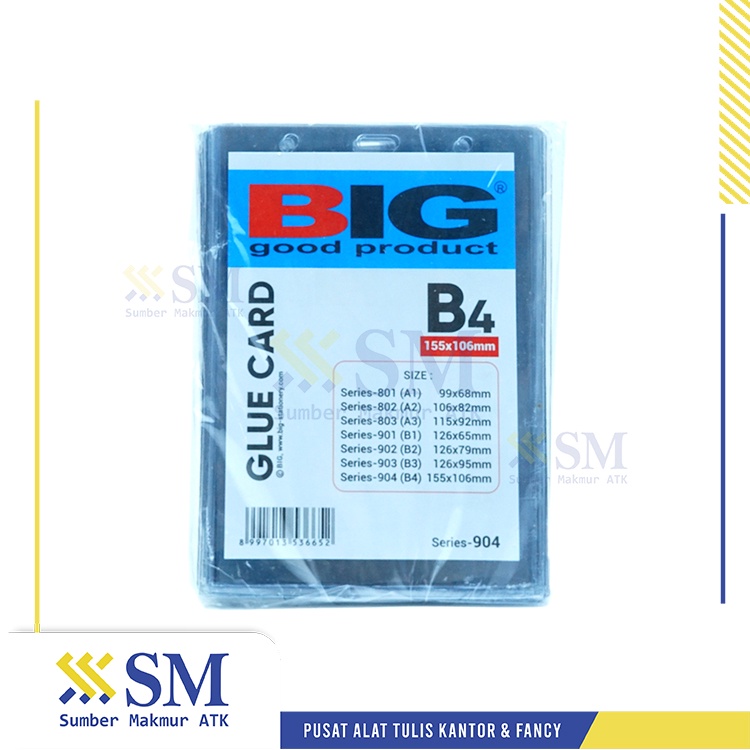 

(PCS) NAME BAG MIKA BIG B4 / PLASTIK ID CARD