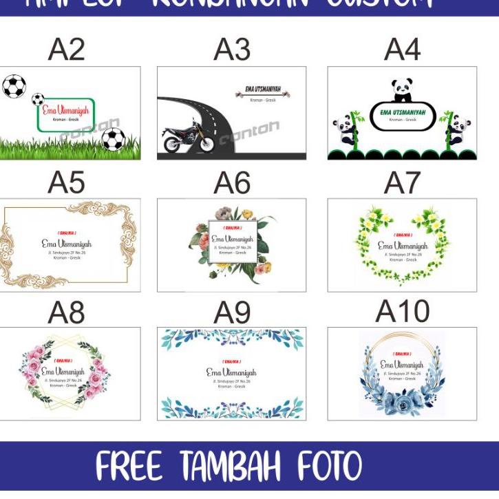 

Wow Murah Meriah.. amplop kondangan custom