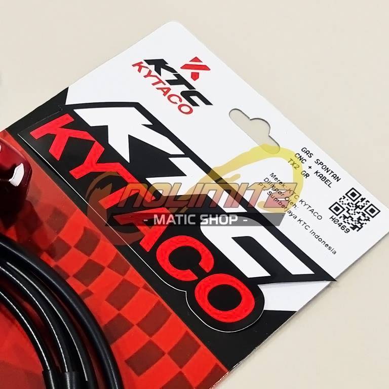 Gas Spontan KTC Kytaco 2 Kabel TX2 GR CNC Universal NMAX Aerox 155 PCX