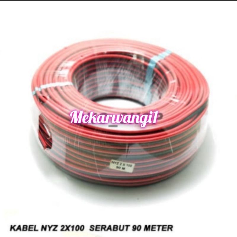 Kabel NYZ 2x100 kabel serabut 90 meter