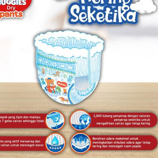 PALING HOT (mdg-764) Huggies Dry Pants Popok Celana - XL32 (2 Pack)