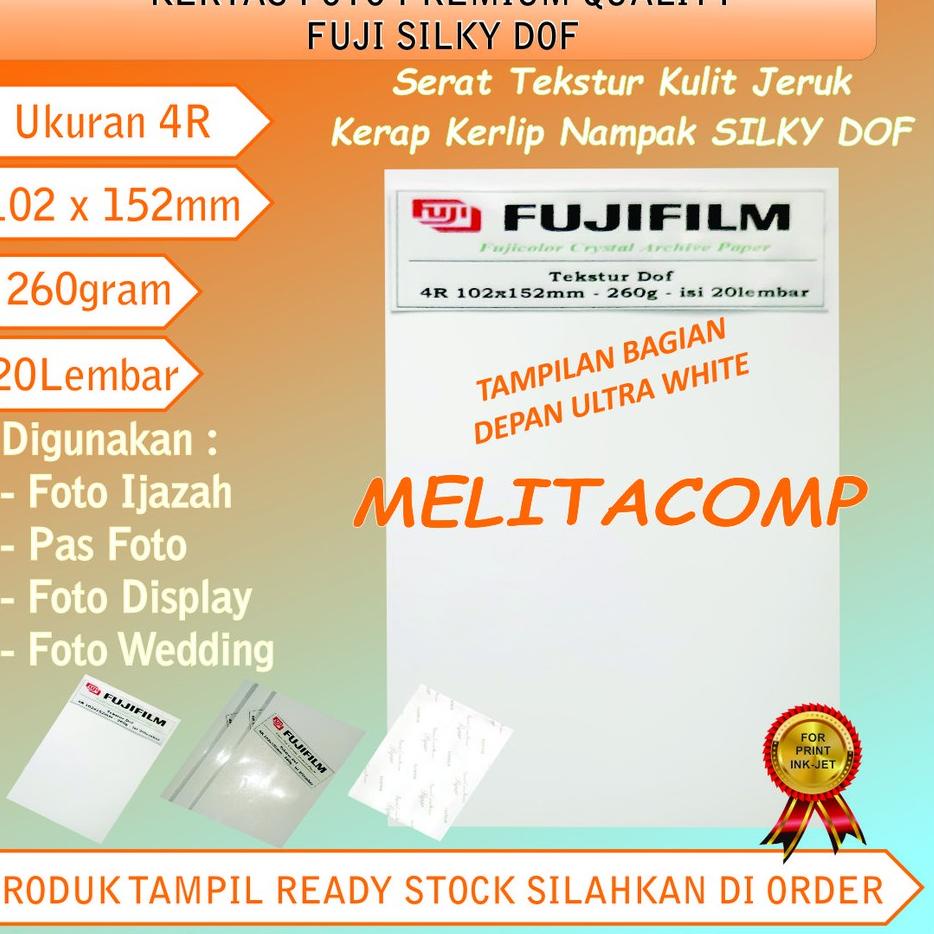 V90 KERTAS FOTO FUJIFILM SILKY DOF 4R 90 VW 7T0