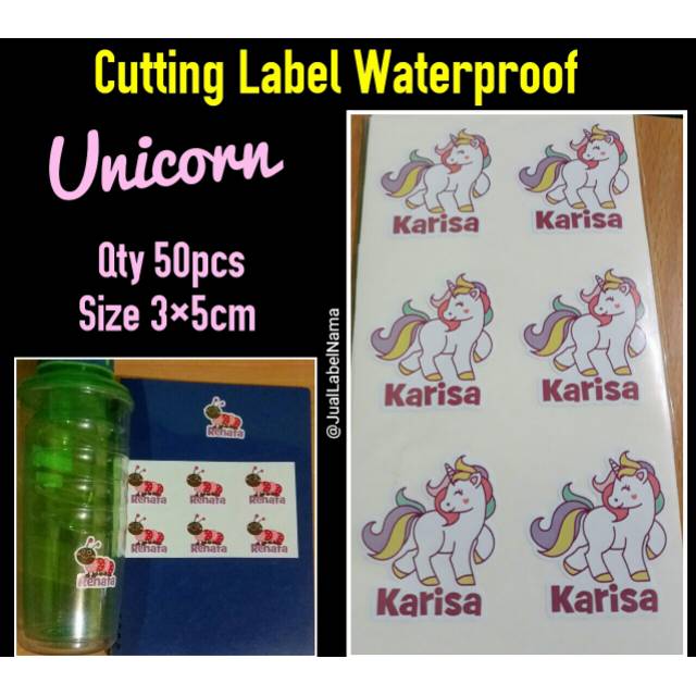 

CUTTING LABEL UNICORN