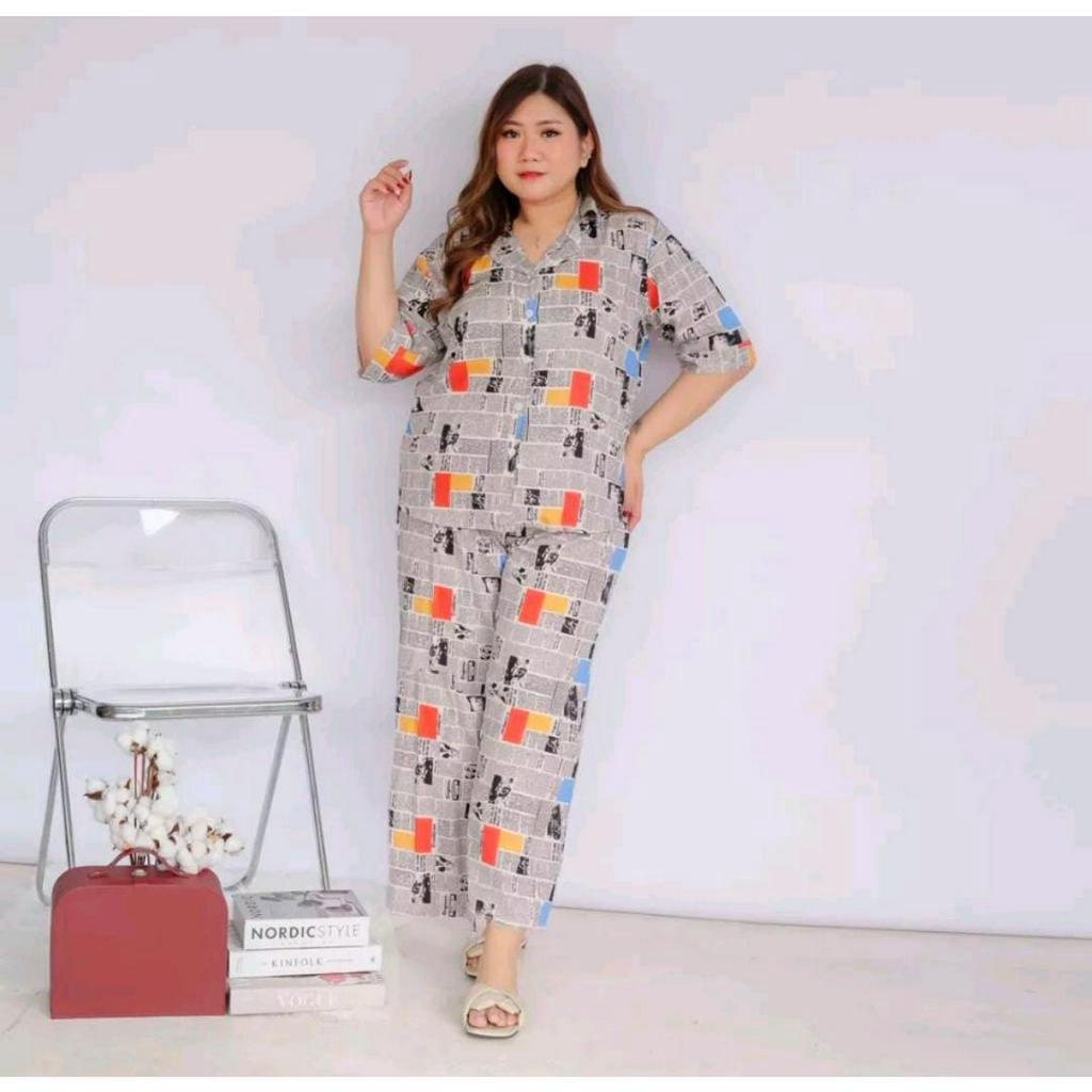 BIGWELL SCARLET LD 120 MOTIF - SETELAN WANITA - BAJU TIDUR WANITA