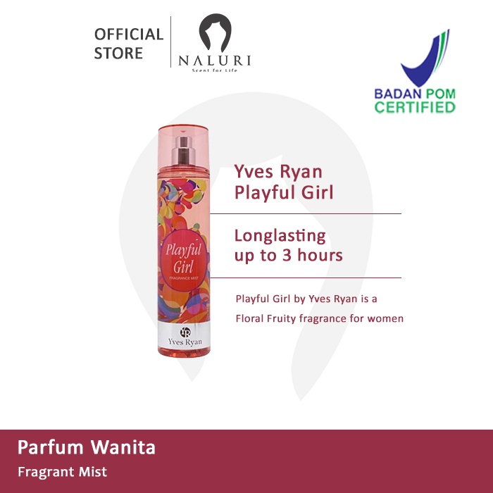 Yves Ryan Fragrance Mist Playful Girl 250 ML