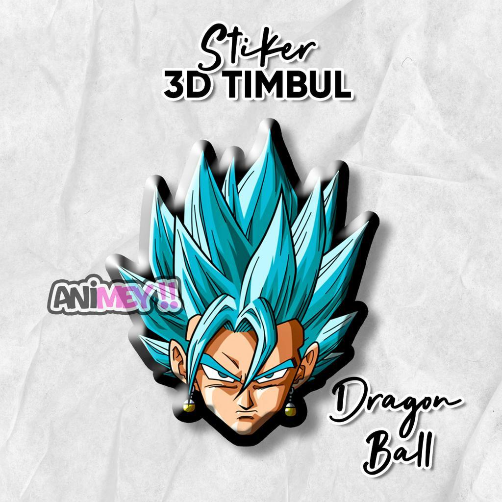 

Stiker Emblem 3D Timbul Dragon Ball / Stiker Anime Resin