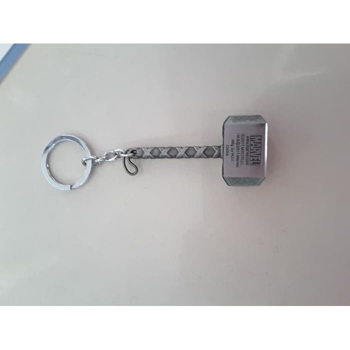 Key Chain Palu Thor Mjolnir Marvel Diecast Metal Marvel Avengers kunci
