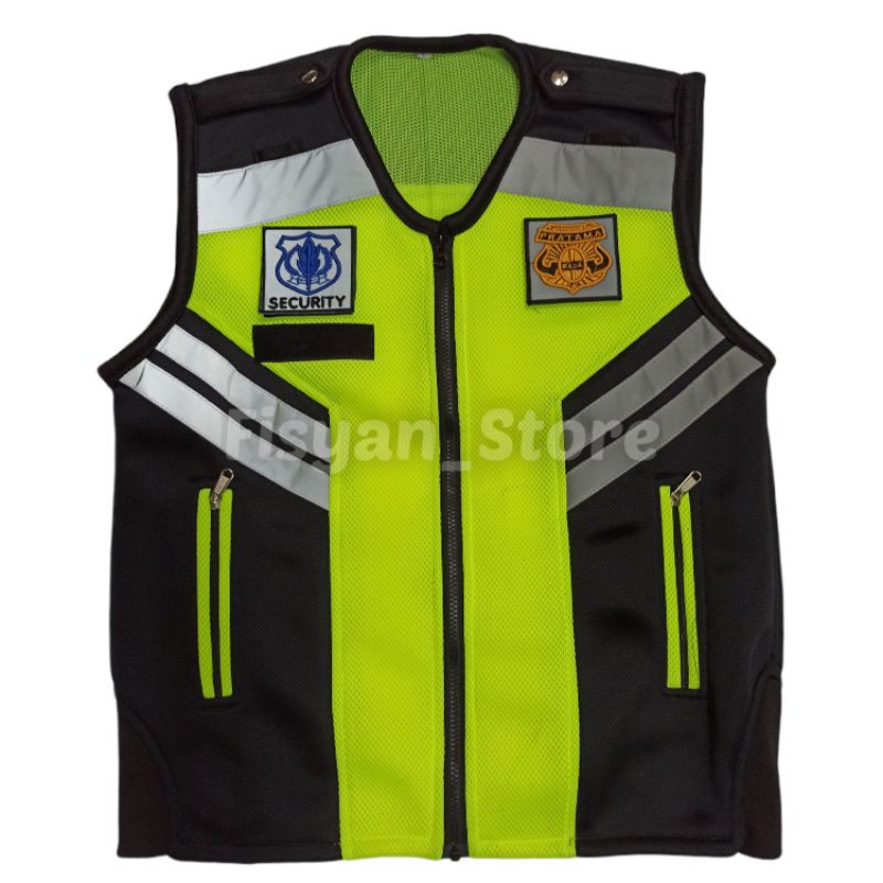 Rompi Security | Rompi Satpam | Rompi Polisi Double Mesh