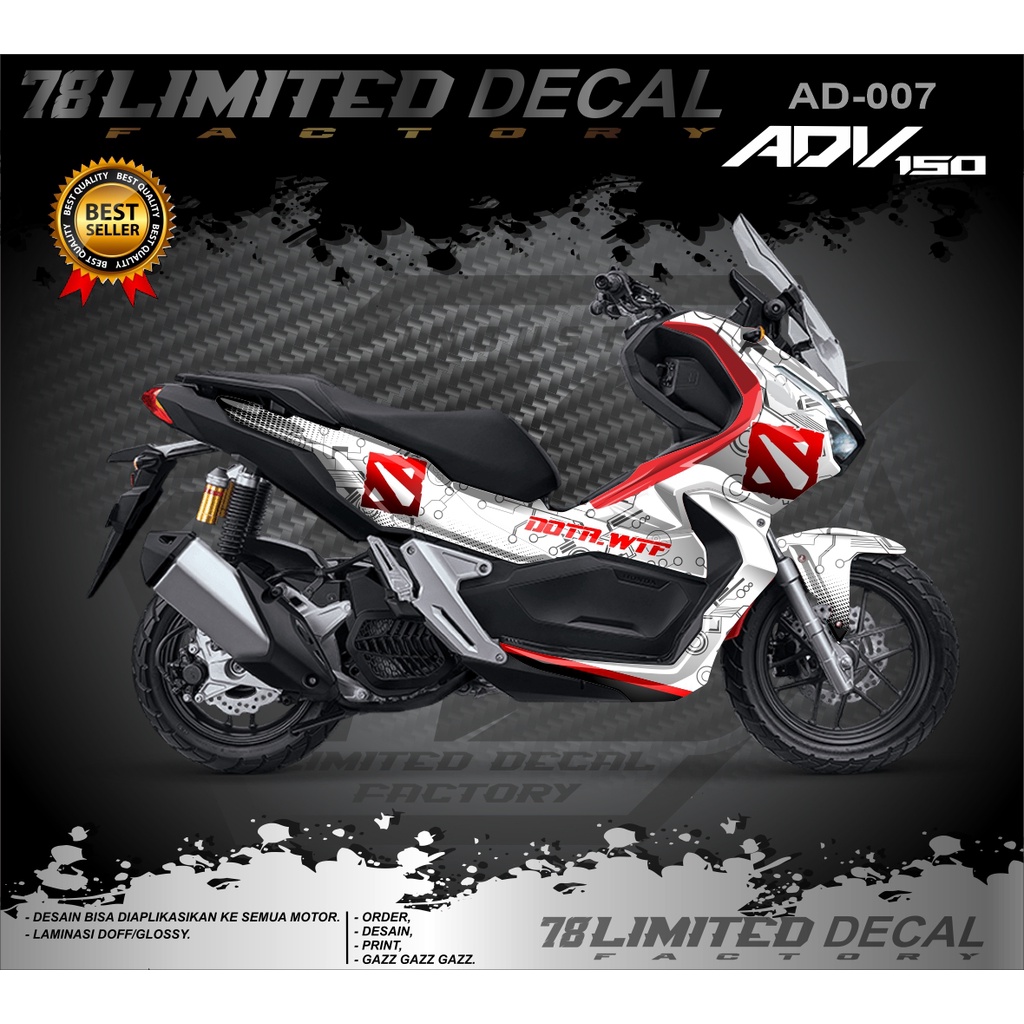 Sticker Decal Full Body ADV 150 Desain Dota AD-007