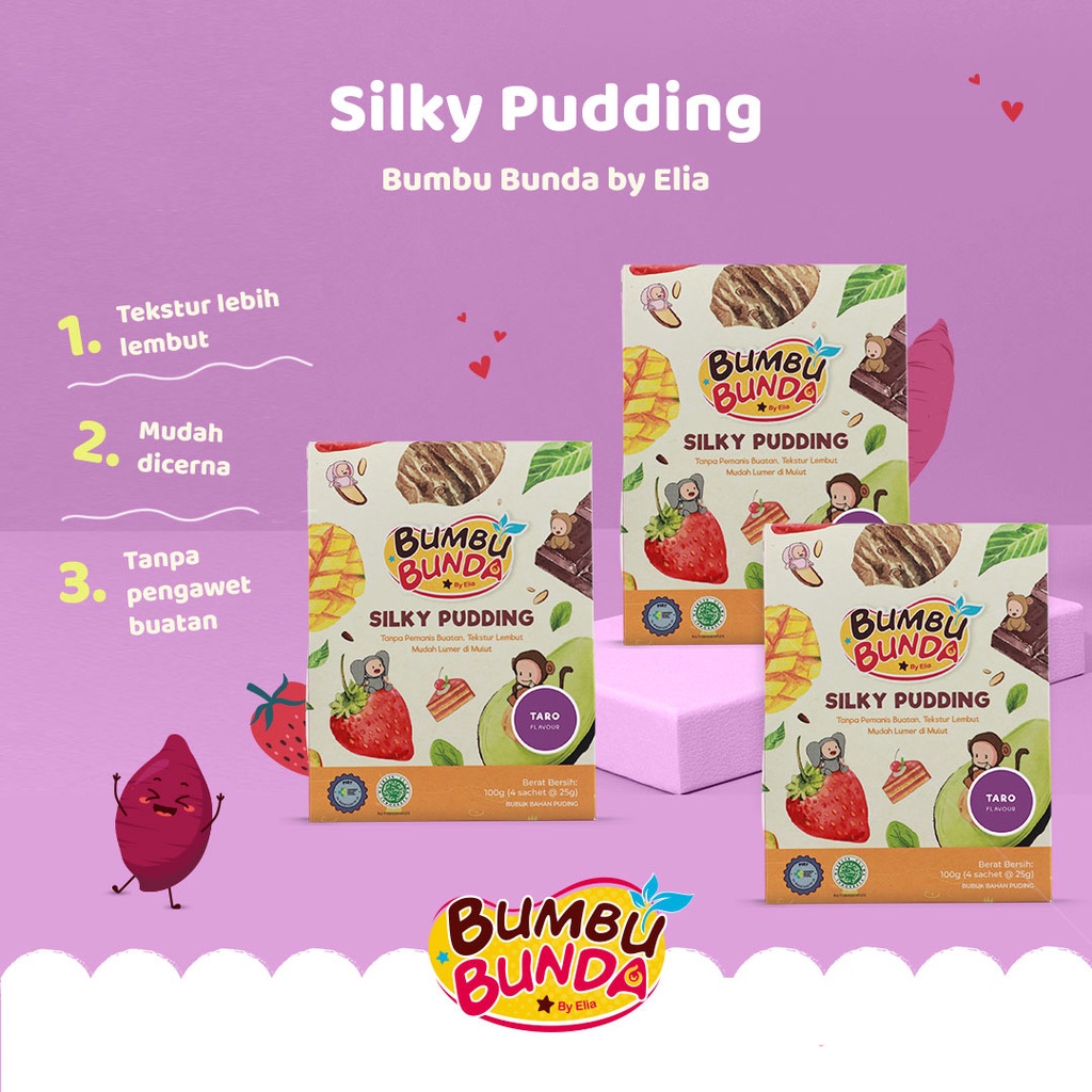 

Bumbu Bunda Elia - Silky Pudding Anak / Snack MPASI / Silky Puding / Snack Bayi / Snack Anak / Cemilan Bayi / Cemilan Anak