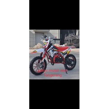 MOTOR MEDIUM  TRAIL T-REX  50CC MESIN 2TAK STANG STENLIS MODEL TERBARU~MAINAN MOTOR MIINI ANAK