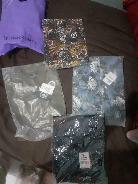 Hem Kemeja Pendek Pria Lengan Pendek Distro Pakaian Pria Casual Batik Polos Kerja Kantor Surfing