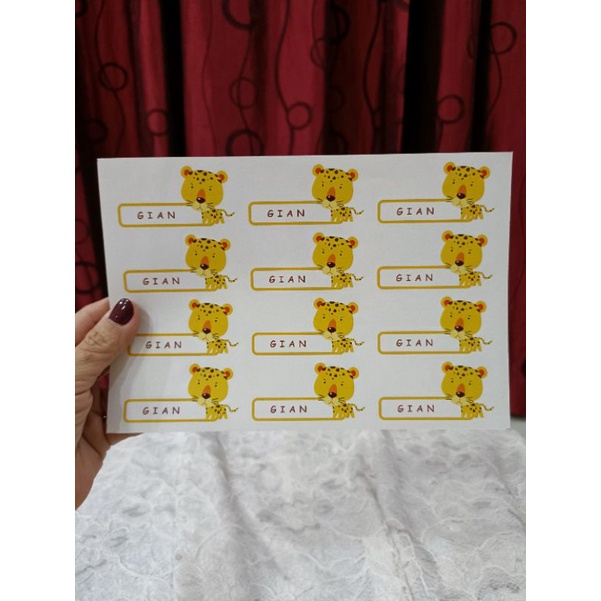 

Sticker_Label_Nama_Animals_OneCharacter_Chromo