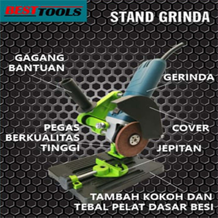 STAND DUDUKAN GERINDA GRINDA COVER CLAMP JEPIT ANGLE STAND GRINDER