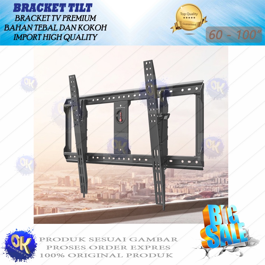 bracket breket brecket tilt premium 60 - 100 inch / Df-90T