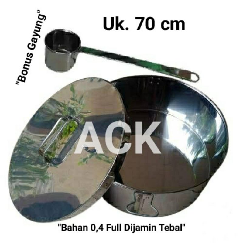 Tong Es Semangka 70 cm/Panci Es Semangka/Dandang Es Semangka